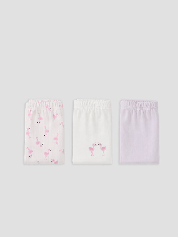 LCW Kids Kız Çocuk 3'lü Boxer