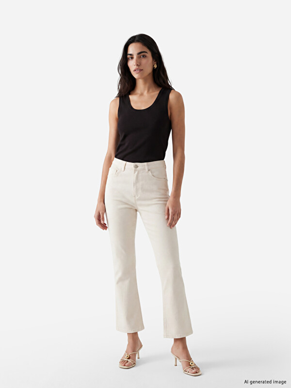 LCW Jeans Flare Kadın Jean Pantolon