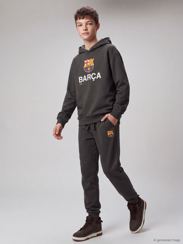 LCW Kids FC Barcelona Boys' Tracksuit Set