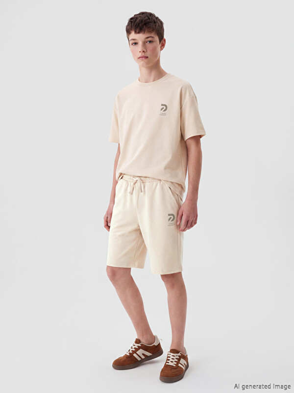 LCW Kids Standard Fit Boys' Printed Shorts