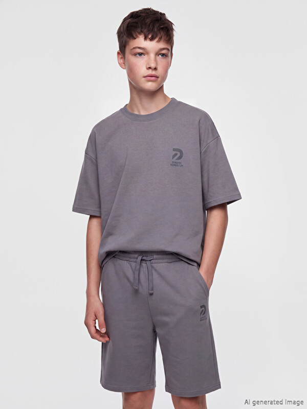 LCW Kids Crew Neck Printed Boys' T-Shirt