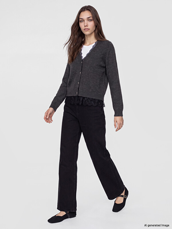 LCW Modest Baggy Fit Kadın Jean Pantolon