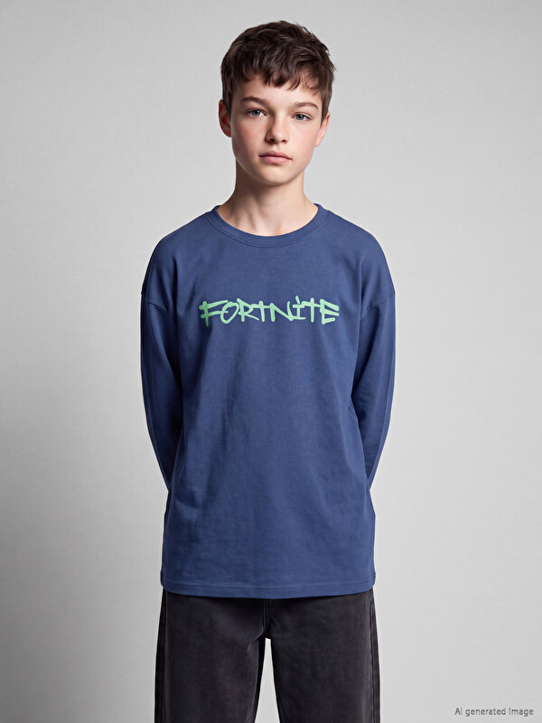 LCW Kids Fortnite Printed Boys' T-Shirt