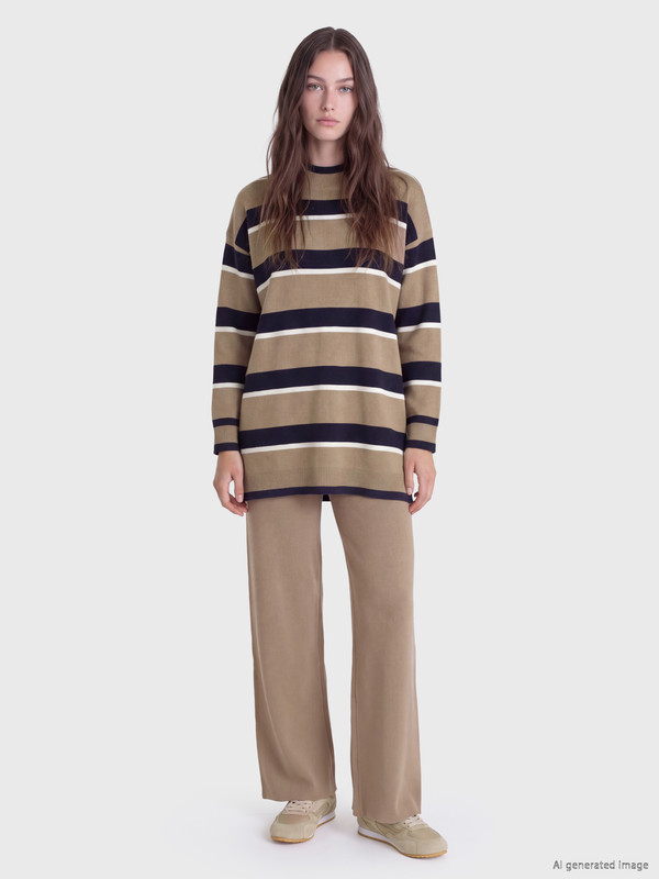LCW Modest Женские трикотажные брюки с эластичным поясом