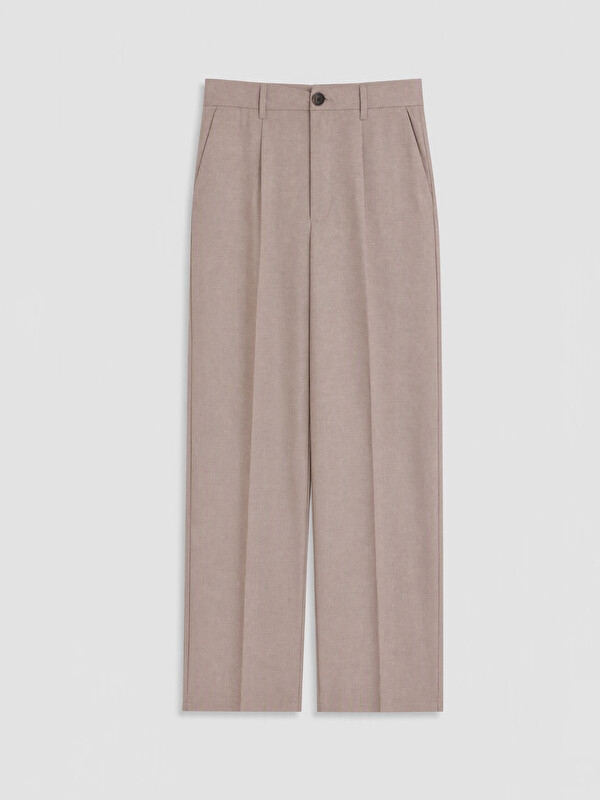 LCW Vision Woman Beige Tailored Trousers