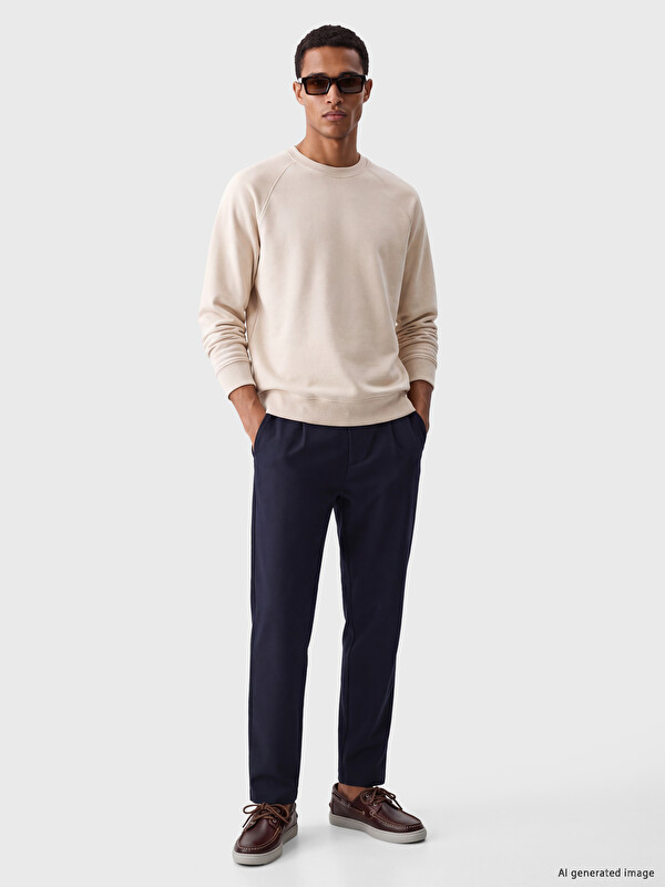 LCW Vision Regular Fit Gabardin Erkek Pileli Pantolon
