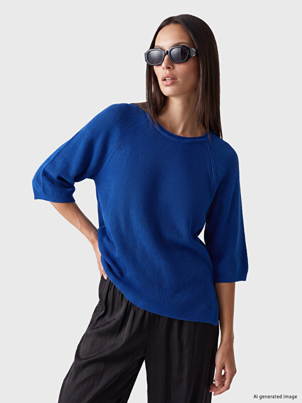 LCW STUDIO Crew Neck Women's Knitwear Sweater