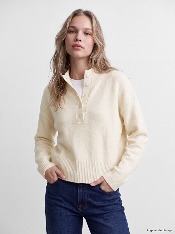 LCW Vision Oversize Women's Knitwear Sweater