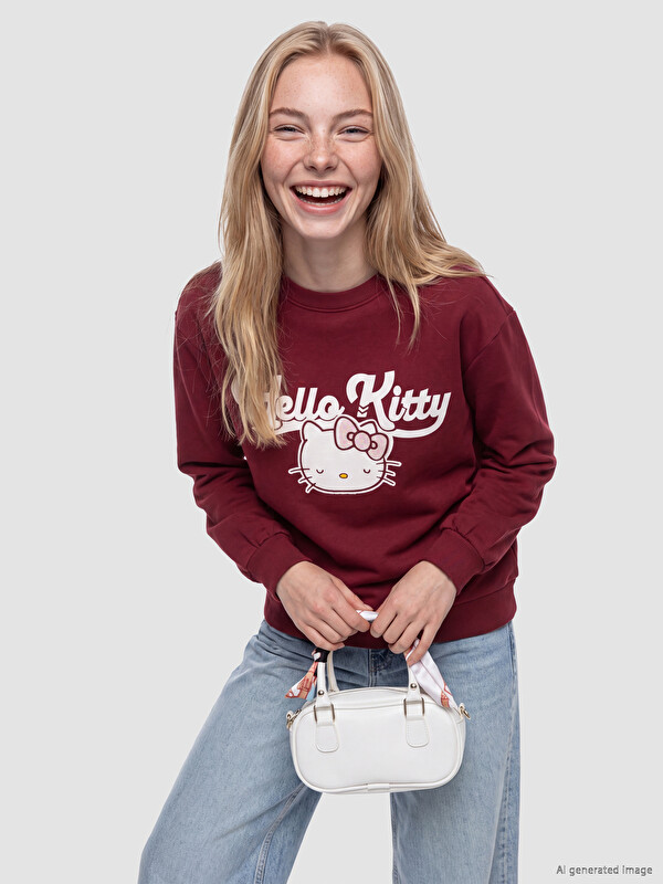 XSIDE Woman Bordeaux Sweatshirt