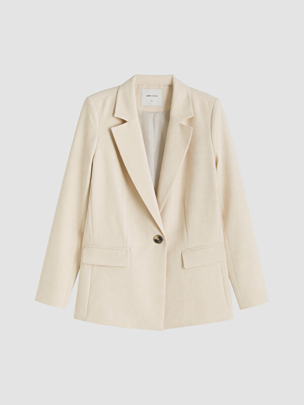 LCW Vision Femër Bezhe Blazer