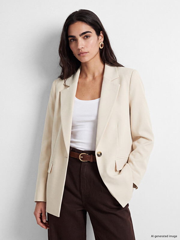 LCW Vision Crepe Women's Blazer Jacket