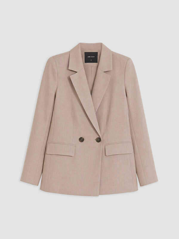 LCW Vision Kruvaze Yaka Kadın Blazer Ceket