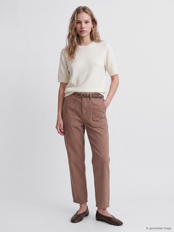 LC WAIKIKI Kemerli Loose Fit Kadın Pantolon