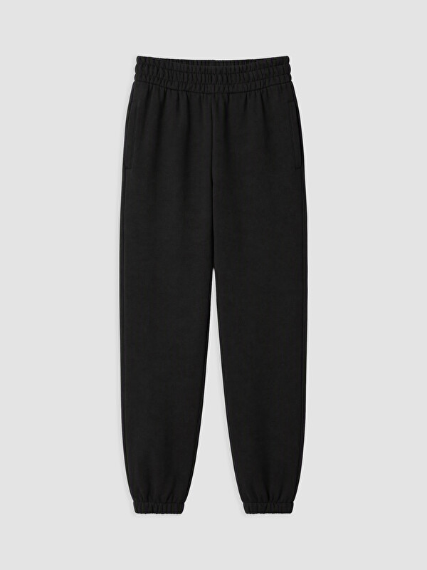 XSIDE Pantallona sportive jogger të trasha me bel elastik për gra