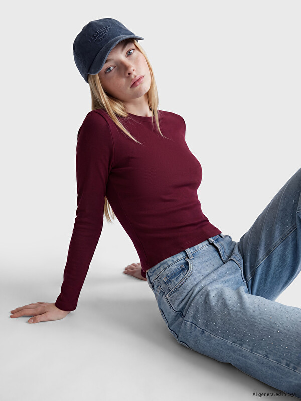 XSIDE Bisiklet Yaka Kadın Body