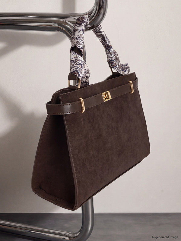 LCW ACCESSORIES Suede Women's Shoulder Bag