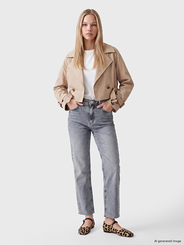 LCW Jeans Crop Flare Women's Jeans