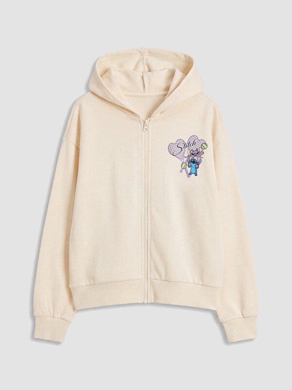 LC WAIKIKI Stitch ნაბეჭდი გოგონას კარდიგანი