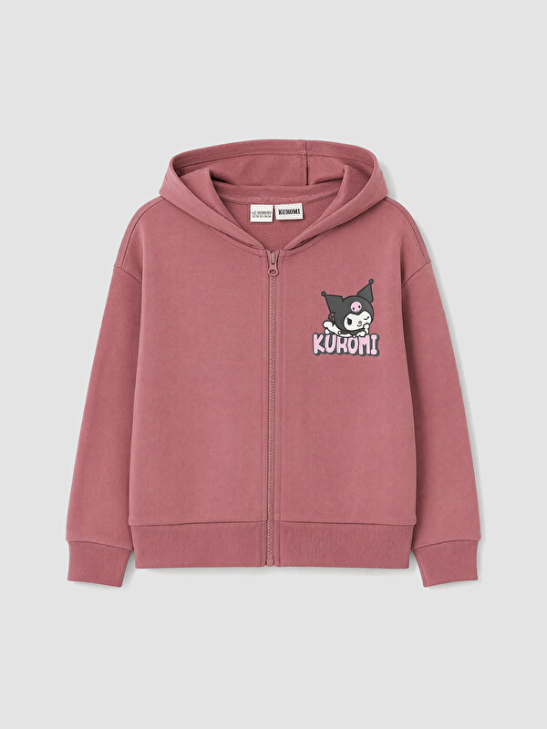 LC WAIKIKI Толстовка на молнии с принтом Kuromi для девочек