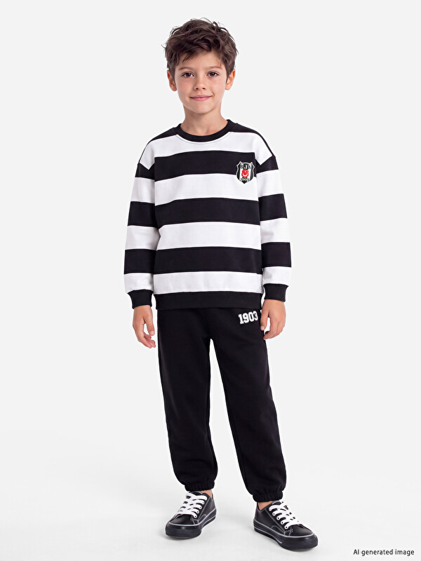 LCW Kids Beşiktaş Baskılı Erkek Çocuk Eşofman Takımı