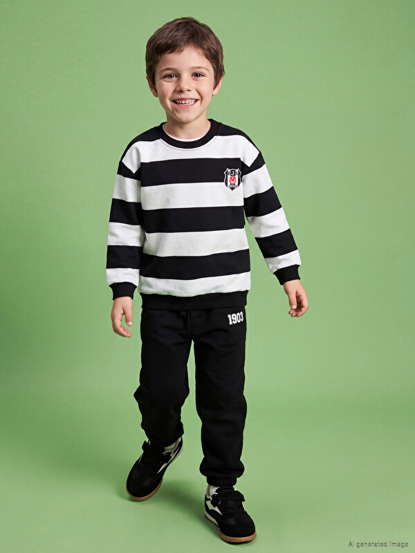 LCW Kids Beşiktaş Baskılı Erkek Çocuk Eşofman Takımı