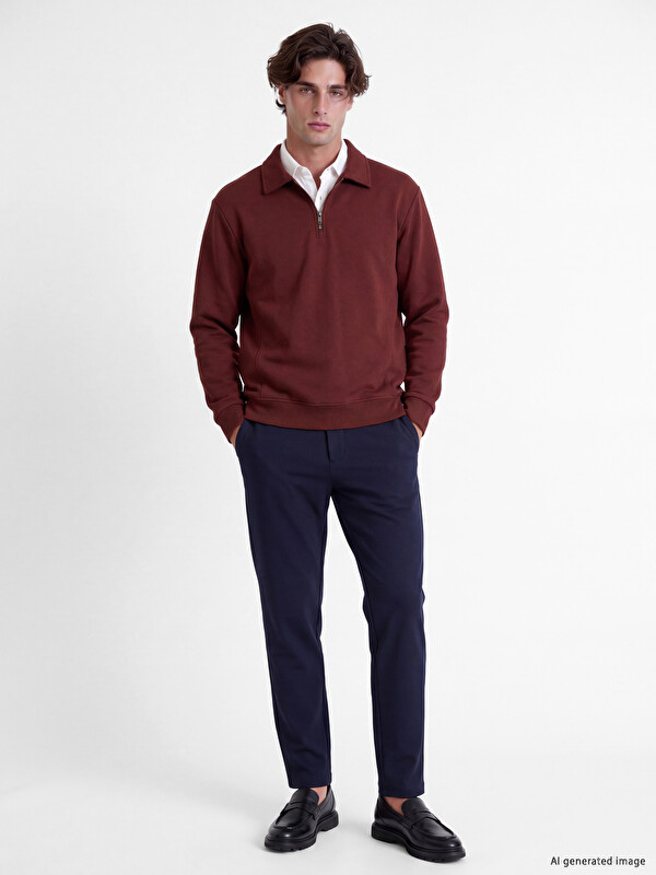 LCW Vision Regular Fit Dobby Pantalone za Muškarce