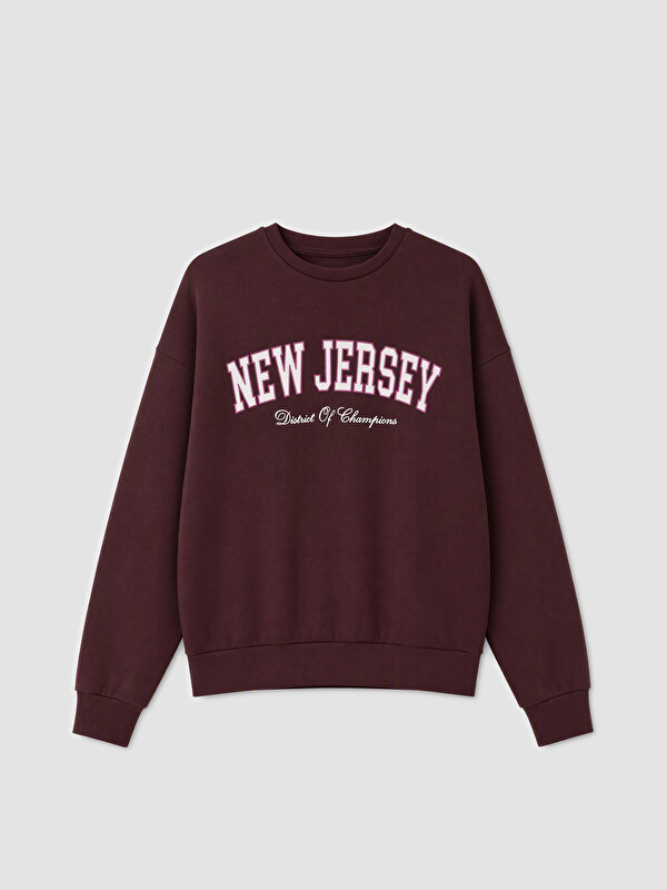 XSIDE Woman Bordeaux Sweatshirt
