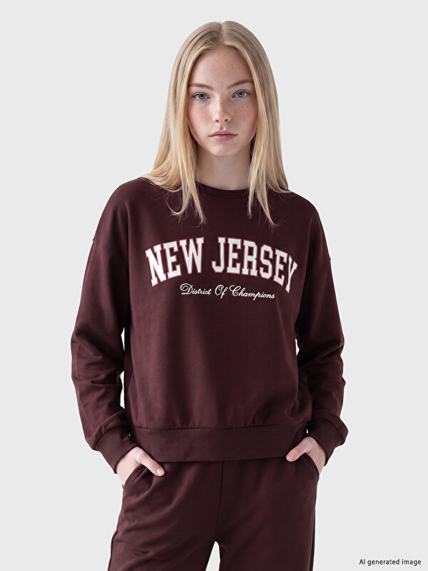 XSIDE Oversize Soft Touch Kadın Sweatshirt