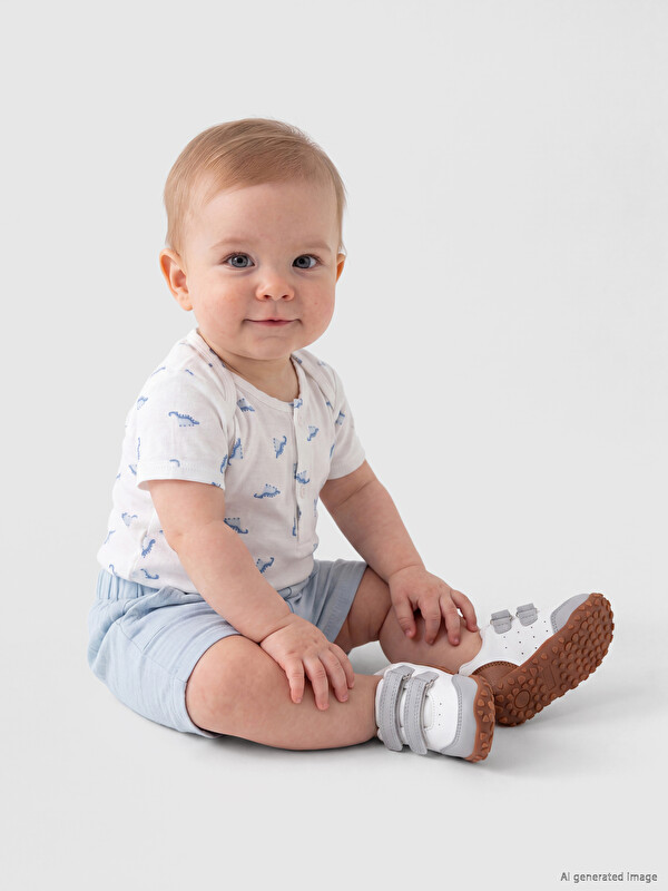 LCW baby Baskılı Erkek Bebek Şortlu Takım