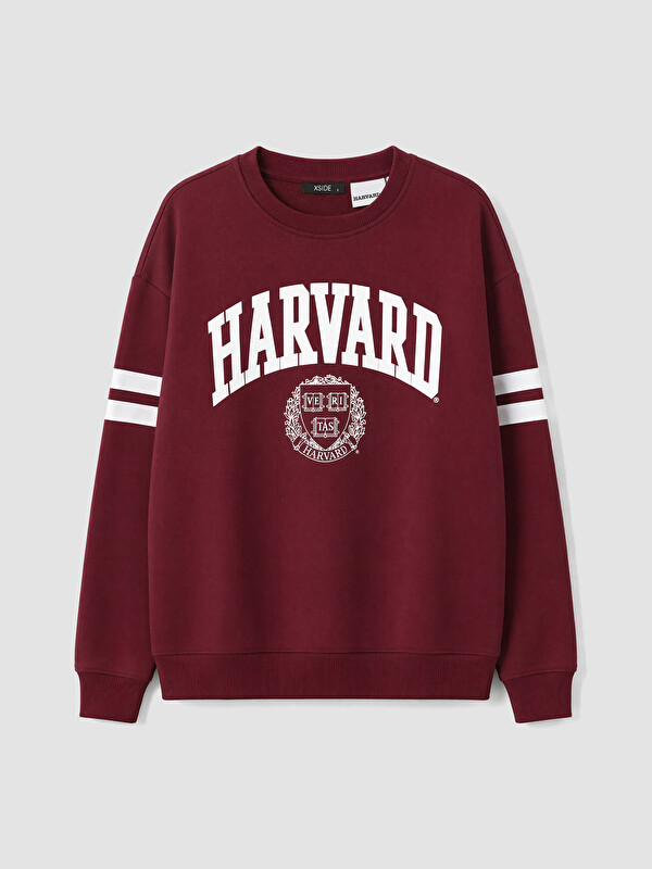XSIDE Harvard Baskılı Kadın Kalın Sweatshirt