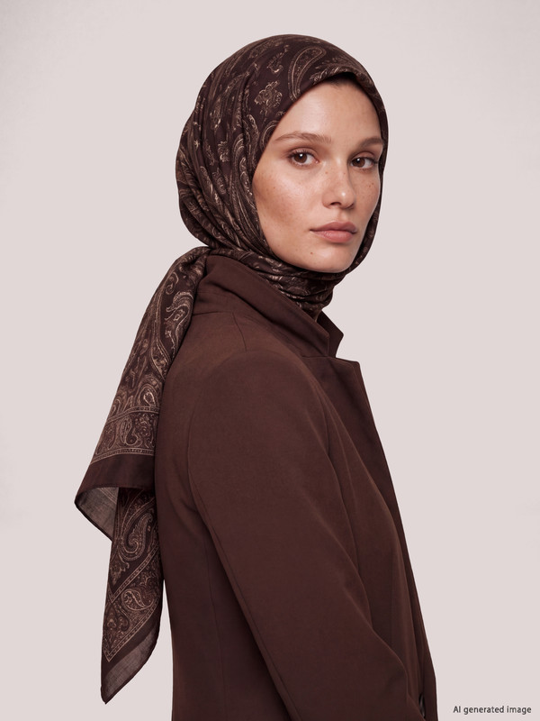 LCW Modest وشاح منقوش للسيدات