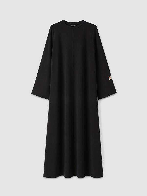 LCW Modest Bisiklet Yaka A Kesim Elbise