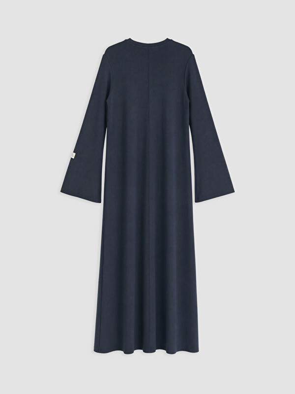 LCW Modest Femër Blu Fustan