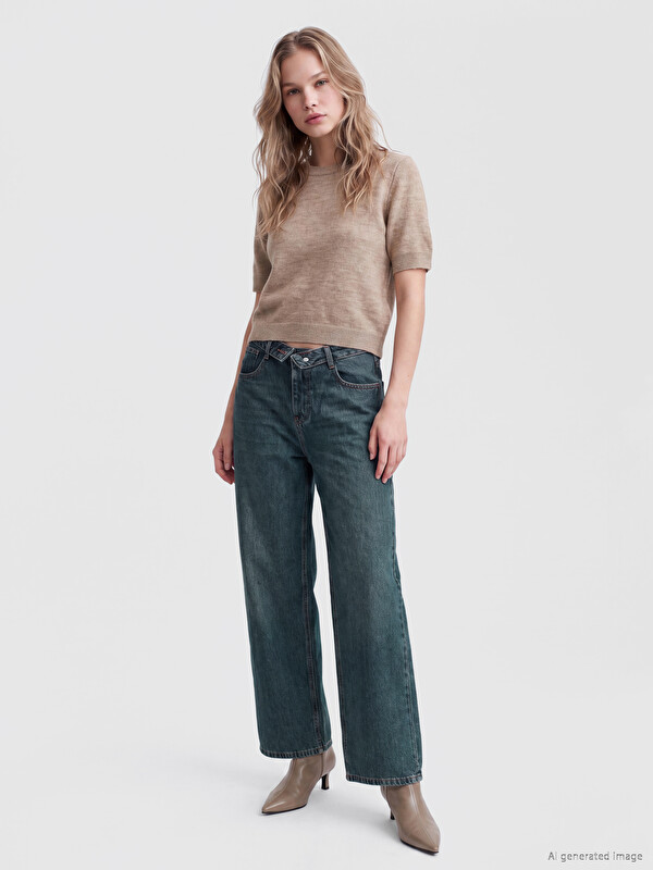 LCW Jeans Xhinse me prerje të gjerë për gra