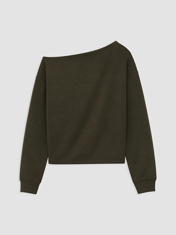XSIDE Slash Neck Soft Touch Women's Sweatshirt