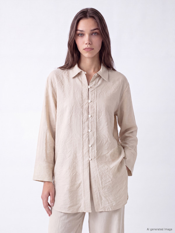 LCW Modest Modal Blended Women's Shirt Tunic