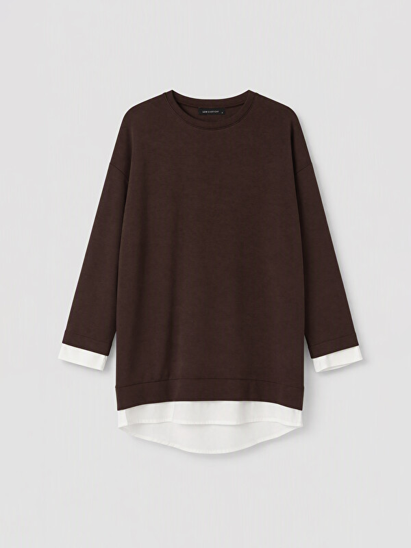 LCW EVERYDAY Oversize Soft Touch Kadın Sweatshirt