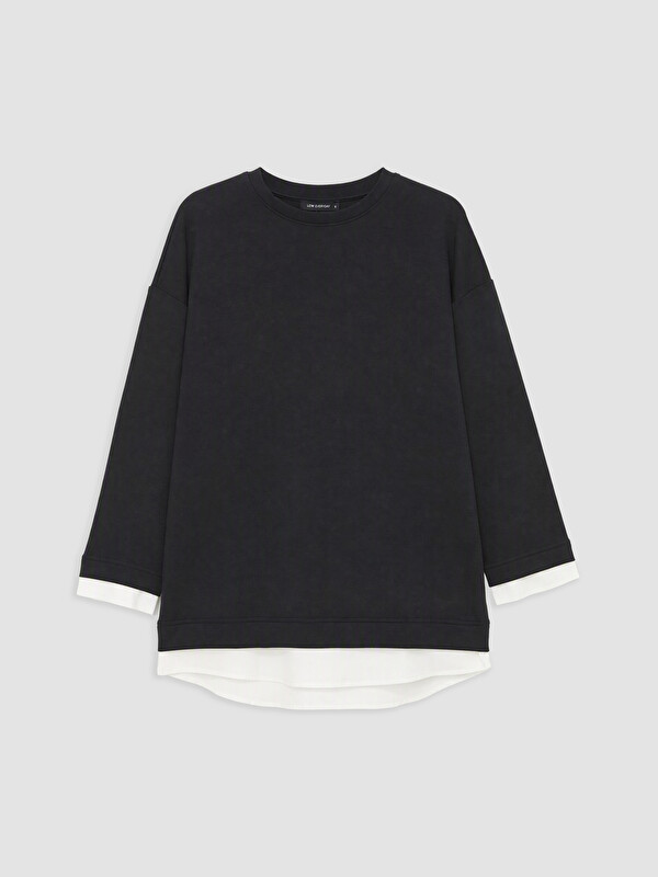LCW EVERYDAY Oversize Soft Touch Kadın Sweatshirt