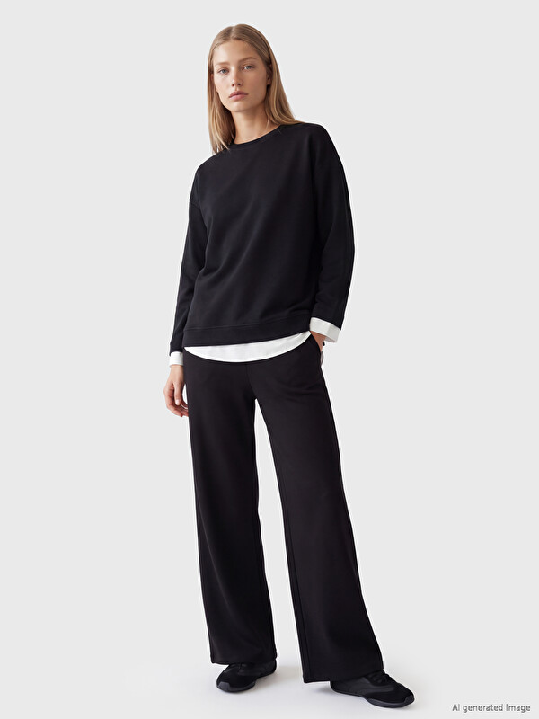 LCW EVERYDAY Hanorac Oversize Soft Touch Femei