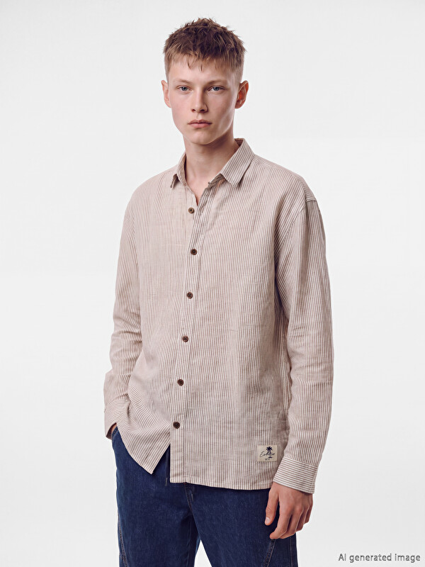 LCW Kids Striped Boys' Shirt