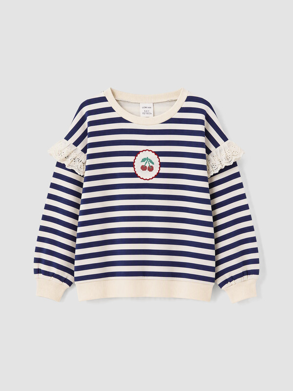 LCW Kids Ruffled Girls' Thick Sweatshirt