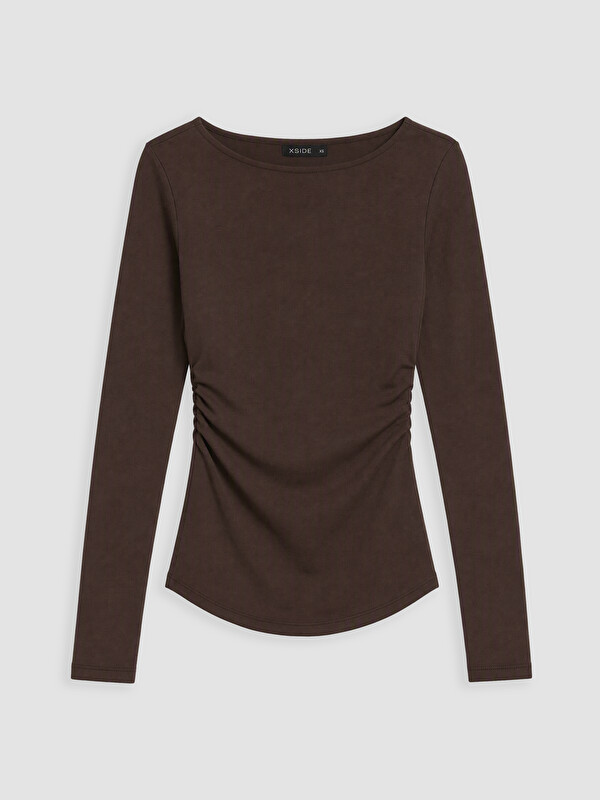 XSIDE Woman Brown Blouse