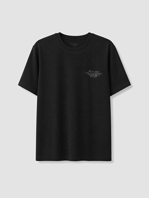 LC WAIKIKI Man Black T-Shirt