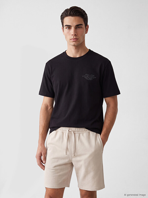 LC WAIKIKI Crew Neck Printed Men's T-Shirt
