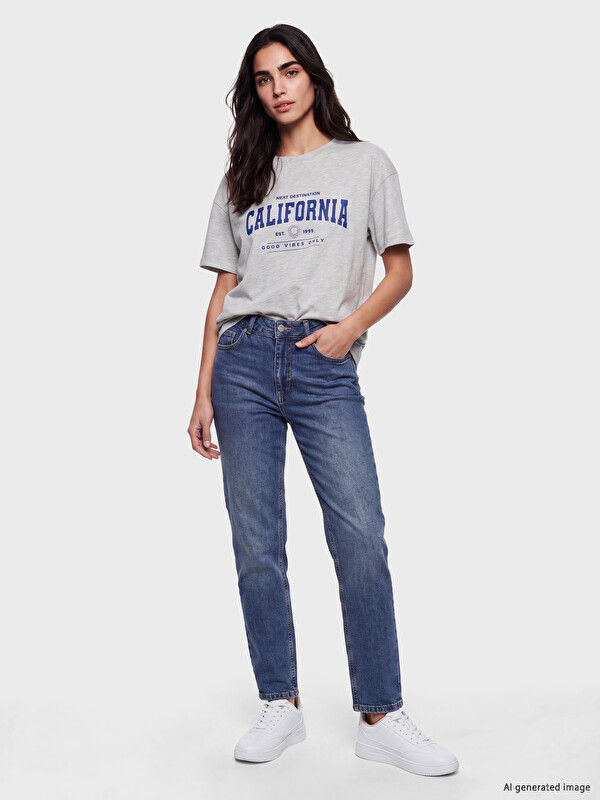 LCW Jeans Женски фармерки со висок струк и тесен слим крој за жени