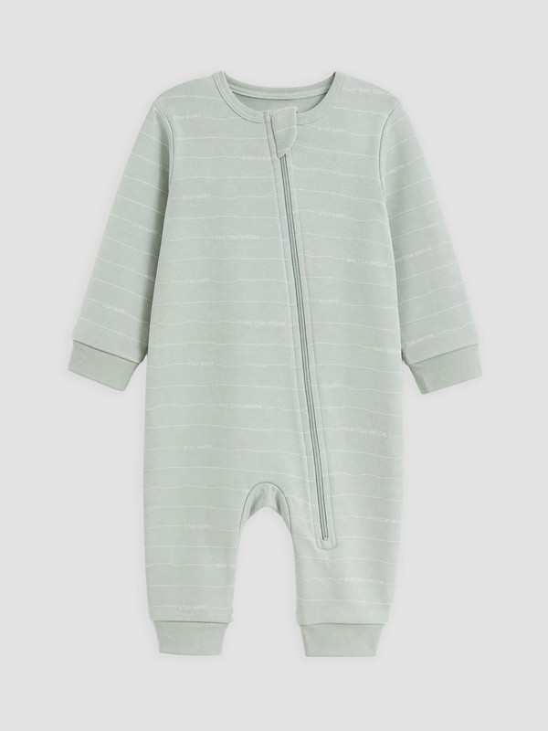 LCW baby Bisiklet Yaka Erkek Bebek Tulum