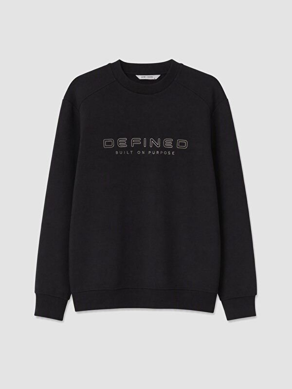 LCW Vision Crew Neck Printed Men's Sweatshirt