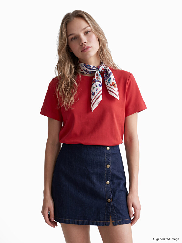 LCW Vision Woman Red T-Shirt
