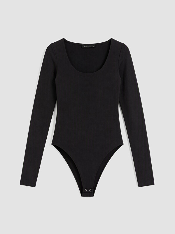 LCW Vision U Yaka Kadın Bodysuit