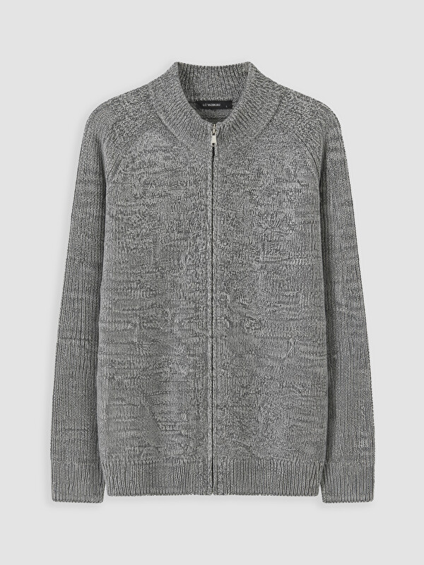 LCW ECO Кардиган Regular Fit с стойкой для мужчин из трикотажа